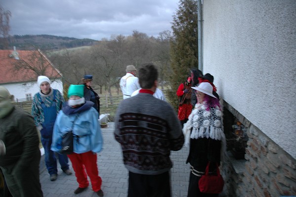 Masopustní průvod obcí 2008